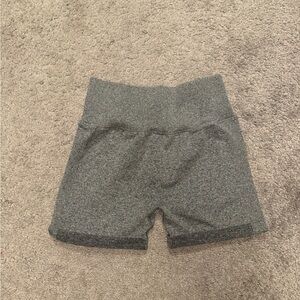Gray Women's Scrunch Bum Shorts (size M)